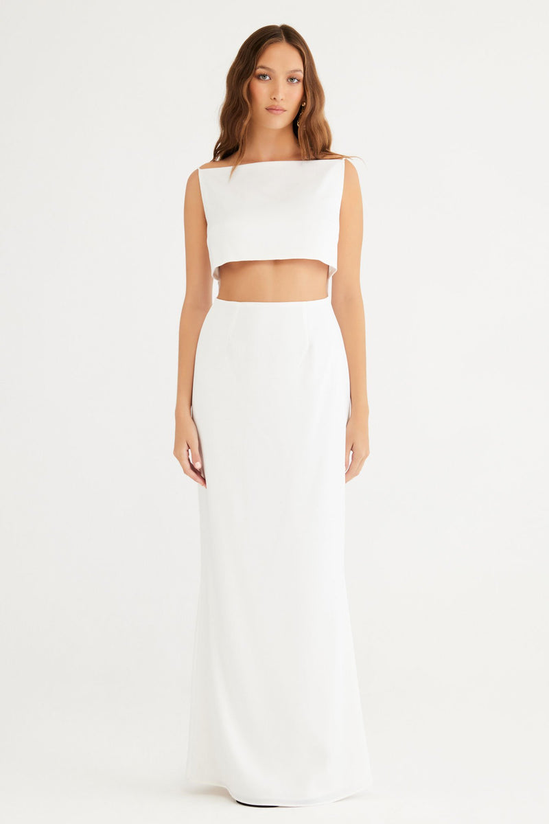 Rumer Oracle Boatneck Gown